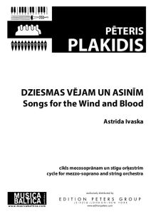 Dziesmas vējam un asinīm, cikls