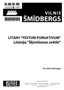 Litānija "Šķīstīšanas svētki"