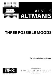 Three Possible Moods