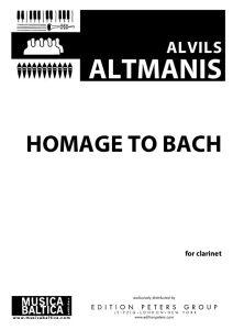 Homage to Bach