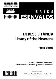 Debess Litānija