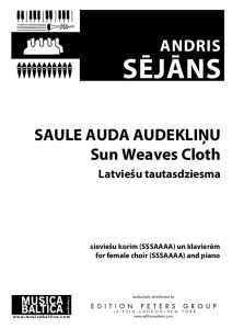 Saule auda audekliņu