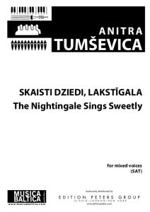 Skaisti dziedi, lakstīgala