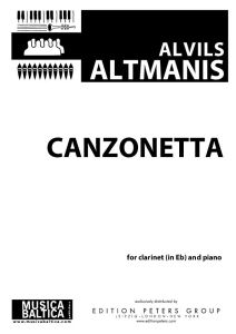 Canzonetta