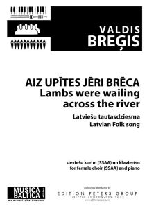 Aiz upītes jēri brēca