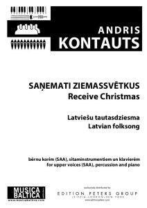 Saņemati Ziemassvētkus