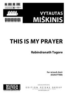 This Is My Prayer