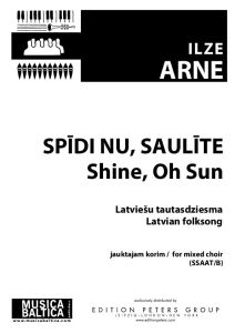 Spīdi, nu saulīte