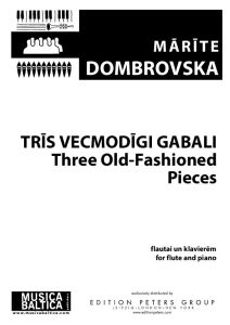 Trīs vecmodīgi gabali