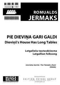 Pie Dieviņa gari galdi