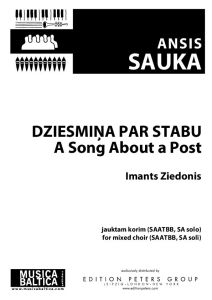 Dziesmiņa par stabu