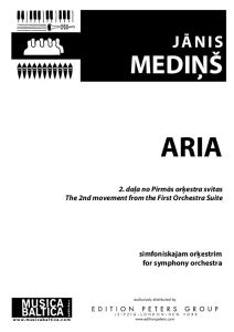 Ārija, 2. daļa no pirmās svītas