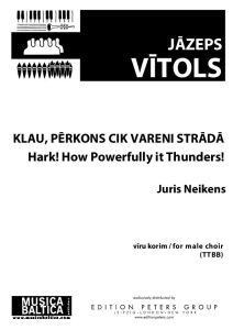 Klau, pērkons cik vareni strādā