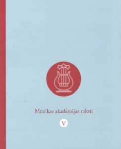 Mūzikas akadēmijas raksti V
