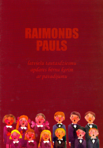 Latviešu tautasdziesmu apdares bērnu korim ar pavadījumu