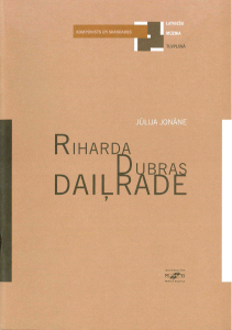 Riharda Dubras daiļrade