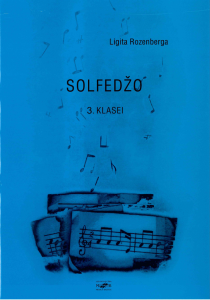 Solfedžo 3. klasei