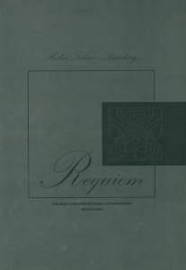 Requiem jauktajam korim ar taustiņu pavadījumu: 2008