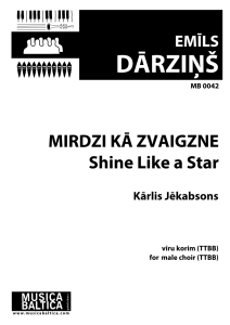Mirdzi kā zvaigzne