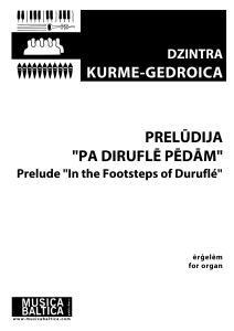Prelūdija "Pa Diruflē pēdām"