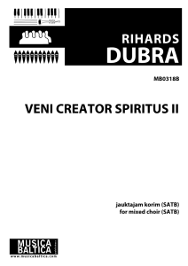 Veni Creator Spiritus II
