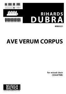 Ave verum corpus