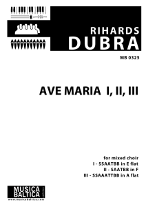 Ave Maria I, II, III