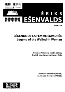 Lègende de la Femme Emmurée