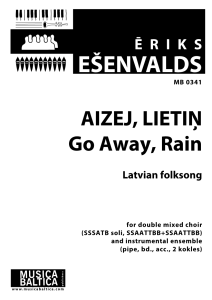 Aizej, lietiņ
