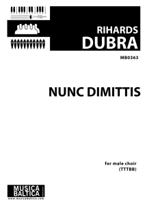 Nunc dimittis