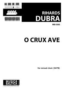 O Crux ave