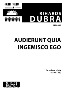 Audierunt quia ingemisco ego