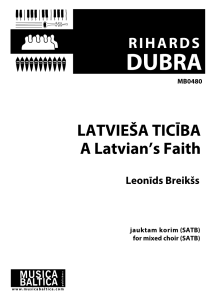 Latvieša ticība