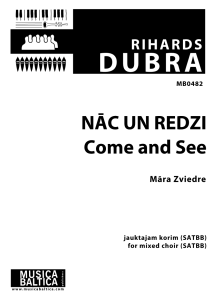 Nāc un redzi
