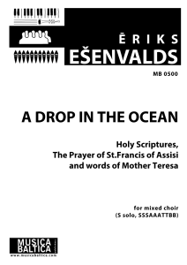 A Drop in the Ocean