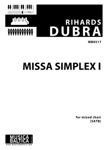Missa simplex I