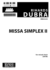 Missa simplex II