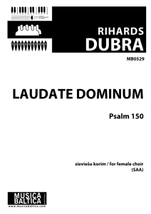 Laudate Dominum