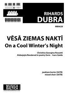 Vēsā ziemas naktī