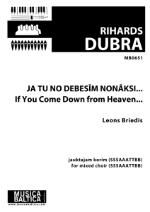 Ja Tu no debesīm nonāksi...