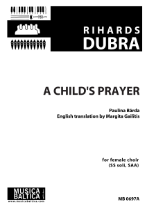 A Child's Prayer