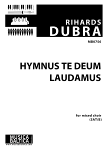 Hymnus Te Deum Laudamus