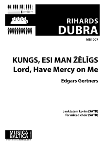 Kungs, esi man žēlīgs
