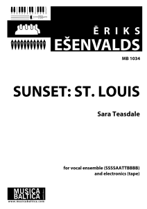 Sunset: St. Louis