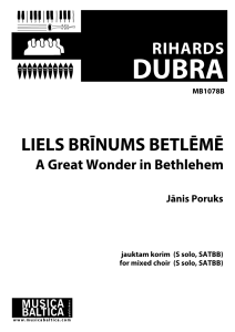 Liels brīnums Betlēmē