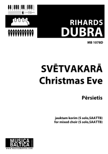 Svētvakarā