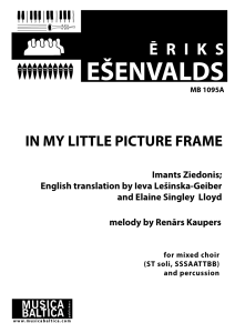 In My Little Picture frame