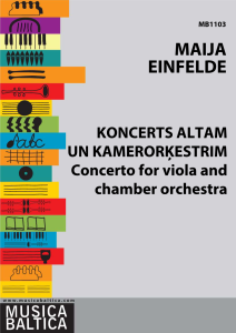 Koncerts altam un kamerorķestrim