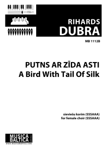 Putns ar zīda asti