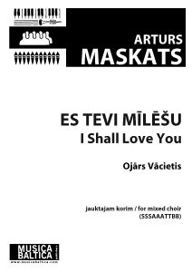 Es tevi mīlēšu